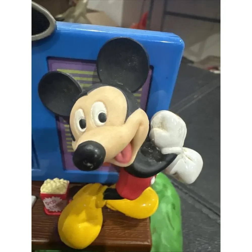 Vintage Westclox Mickey Mouse Digital Alarm Clock Disney Model: 36500 Works